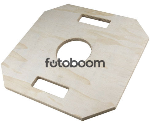 KAB-018 Octagon Hi-Hat Wood Bord