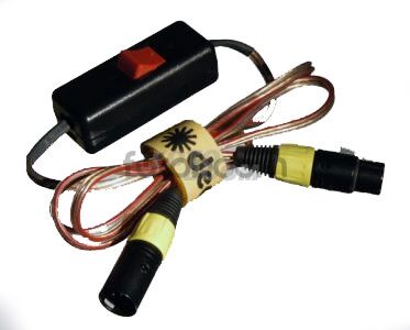 Cable de DLH4 a batería XLR4