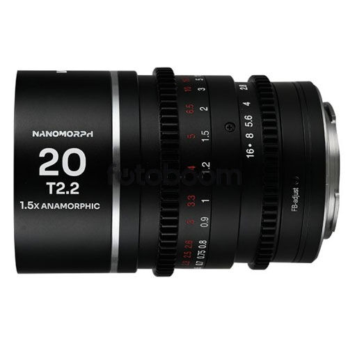 20mm T/2.2 Nanomorph 1.5x (Plata, MFT) - BLACK FRIDAY LAOWA