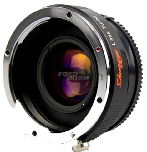 Fuji X-mount a objetivos Canon EF