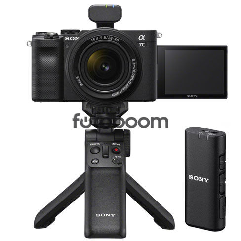 Alpha A7C Negra + 28-60mm f/4-5,6 + ECM-W2BT + GPVPT2BT - BLACK FRIDAY SONY