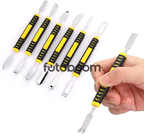 Herramientas de Reparación de electrónica de Acero al Carbono 6 en 1