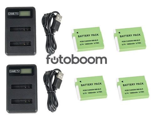 Kit 4x NB-6L Waero