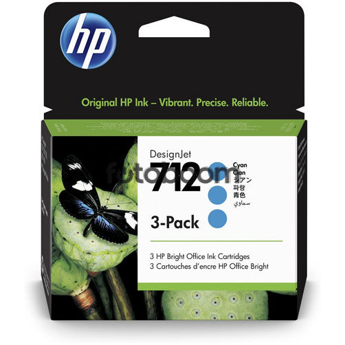 Tinta DesignJet 712 (Cian, 3x29ml)