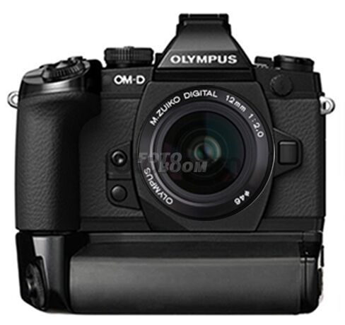 E-M1 Negra + 12mm f/2,0ED Negro + HLD-7