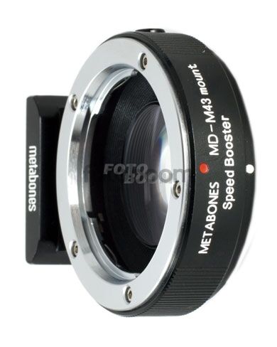 Minolta MD Lens Speed Booster a cuerpo MFT