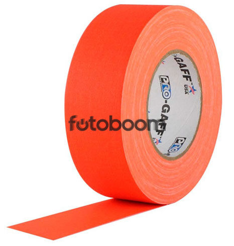 Cinta Gaffer 48mm x 22,8m (Naranja Fluorescente)