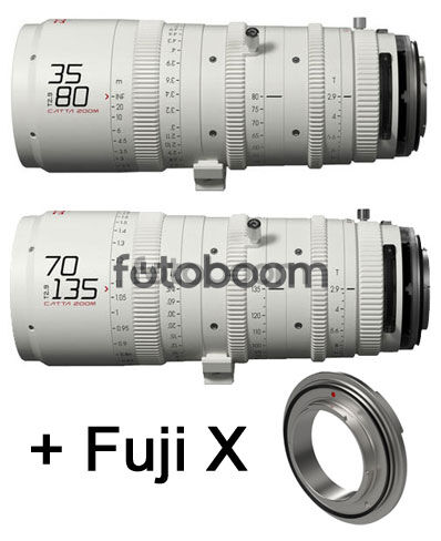 KIT CATTA ZOOM 35-80mm/70-135mm X-Mount (Blanco)