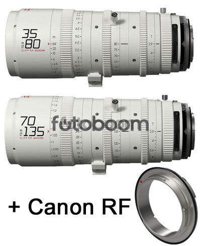 KIT CATTA ZOOM 35-80mm/70-135mm RF-Mount (Blanco)