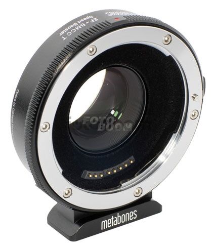 Canon EF Lens a cuerpo BMCC2.5K T Speed Booster