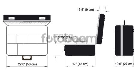 Maleta para kits KA1 y KA24