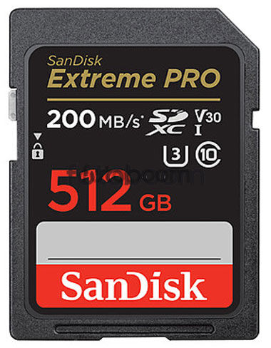Secure Digital EXTREME PRO SDXC 512GB V30 200MB/s