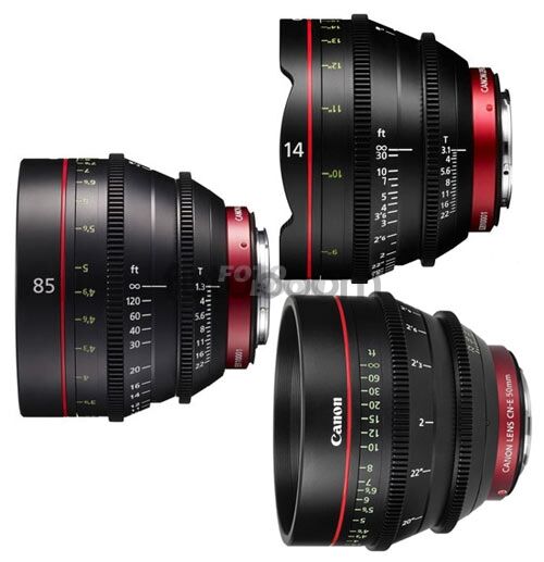 KIT CN-E 14mm/50mm/85mm (FEET)