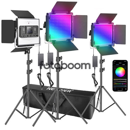 3x LED RGB 660 con Control