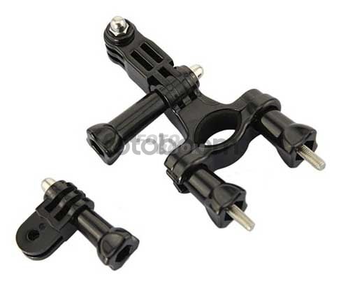 Soporte Bicicleta + Tuercas para GoPro
