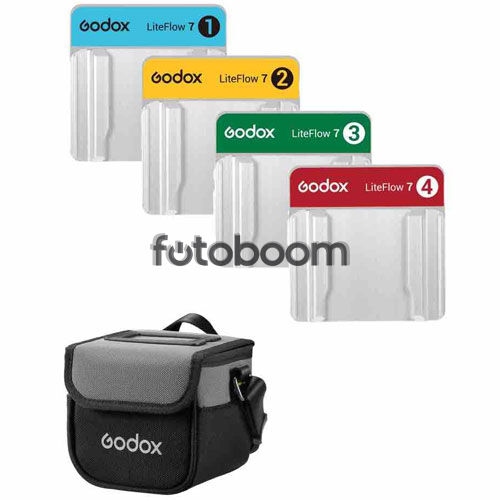Kit 4x Reflectores LiteFlow (7 x 7cm)