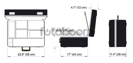 Maleta para 3 x 200D + Balastro