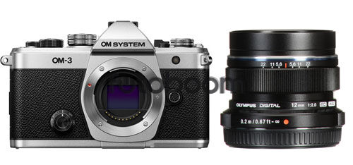 OM-3 + 12mm f/2.0 Negro + 200E BONIFICACION - BLACK FRIDAY OM