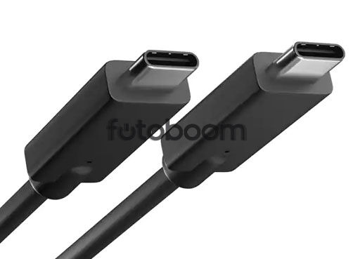 USB-C a USB-C (Espiral, 0.3m)