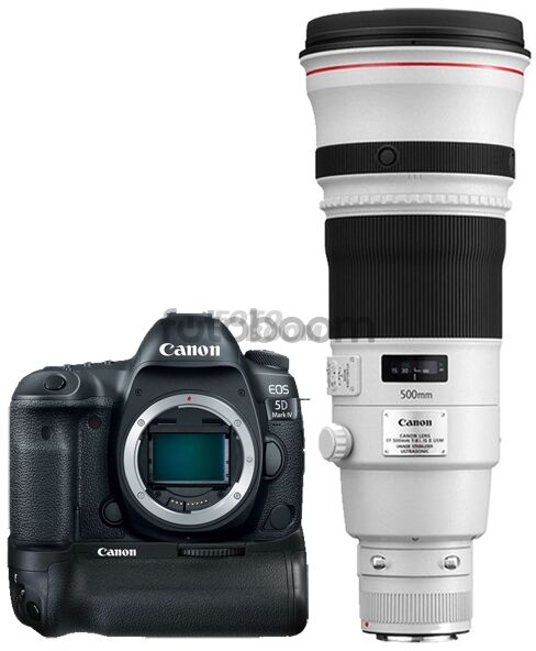 EOS 5D Mark IV + 500mm f/4L IS USM II + BG-E20 + LP-E6 + 200E BONIFICACION Estudiantes CANON