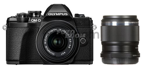 E-M10 Mark III Negra + 14-42mm II R Negro + 30mm f/3,5 Macro ED + 75E BNF Olympu