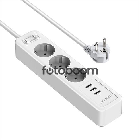 Regleta Enchufes con USB
