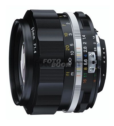 58mm f/1,4 Nokton SL II-S Negro Nikon