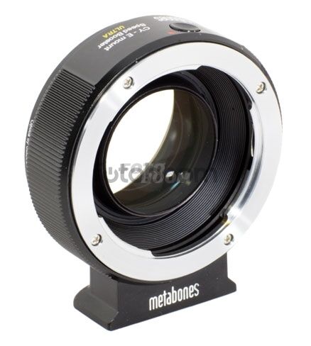Contax Yashica Lens Speed Booster ULTRA 0.71x a cuerpo Sony NEX