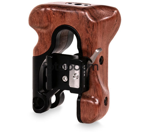 Mango Derecho Tiltaing De Madera Negro, 4