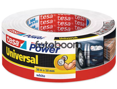 Cinta Extra Power Universal (50mm, Blanco)