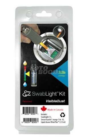Kit EZ SwabLight + Vdust + Bastoncillos naranja 1.6x