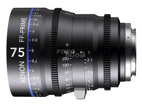 75mm f/2.1 Xenon FF-Prime Montura Nikon F