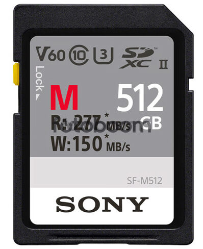 SD UHS-II SF-M512 277Mb/s
