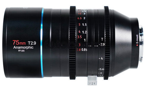 75mm T2.9 x1.6 Anamórfico Venus [Full Frame, RF-Mount]