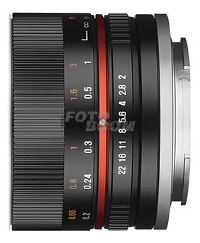 12mm f/2,0 NCS CS Canon M Negro