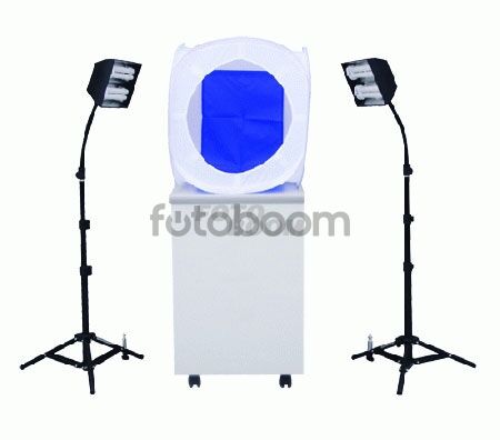 Kit Mini Estudio 2 X DB-7575 + Expositor