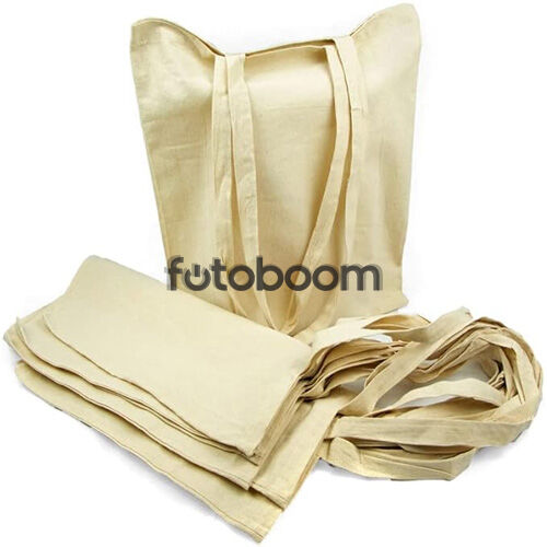 Bolsa algodón natural 41 x 37 cm (x10)