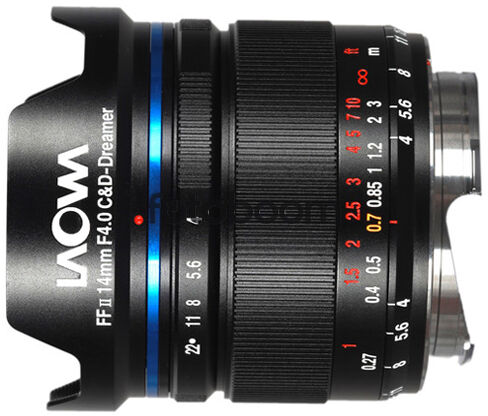 14mm f/4 FF RL Zero-D Leica M Negro