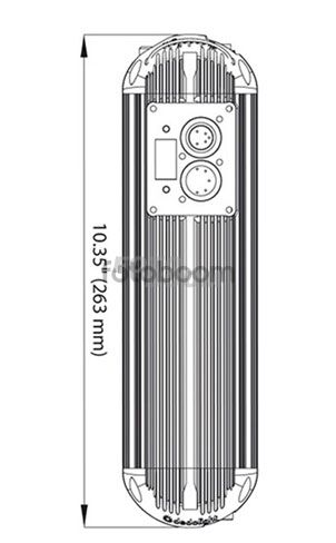 DT9-BI-DMX Balastro DMX para DLED9-Bi