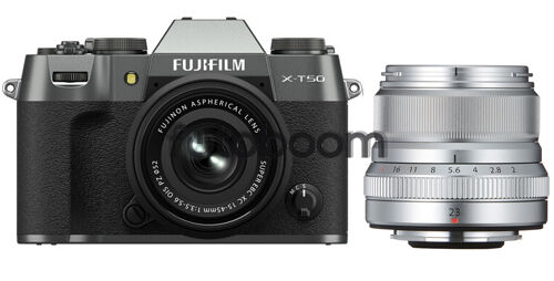 X-T50 Plata Carbón + 15-45mm f/3.5-5.6 XC OIS PZ + 23mm f/2 R WR Plata + 200E BONIFICACION X + 10% EXPERIENCE DAY