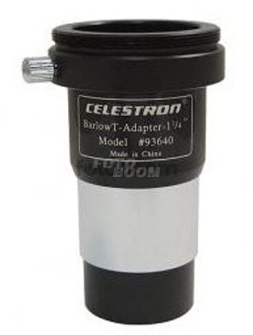 Adaptador T universal con lente de Barlow 2x 31,8mm