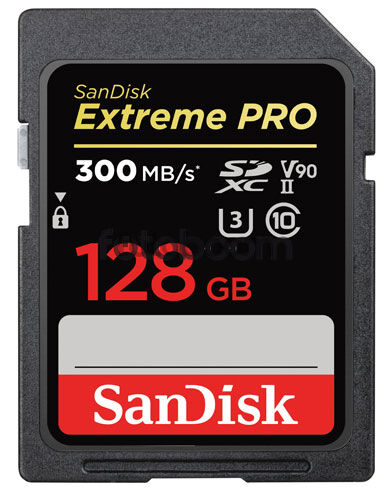 Secure Digital EXTREME PRO SD UHC-II 128GB V90 300MB/s