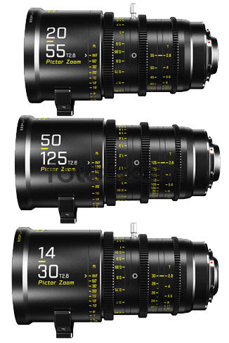 KIT PICTOR ZOOM NEGRO 14-30mm/ 20-55mm/ 50-125mm