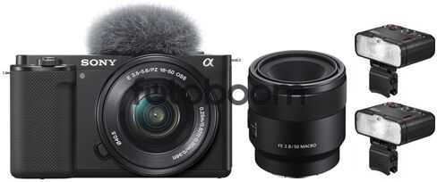 ZV-E10 + 16-50mm f/3,5-5,6 OSS E + 50mm f/2.8 Macro + MF12-DK1 ODONT KIT - - BLACK FRIDAY SONY