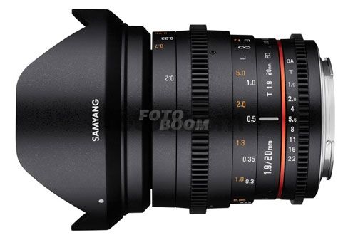 20mm f/1.9 ED AS UMC VDSLR II Canon EF