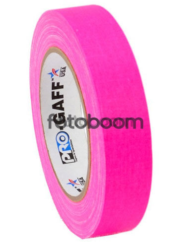 Cinta Gaffer 24mm x 22,8m (Rosa Fluoresecnte)