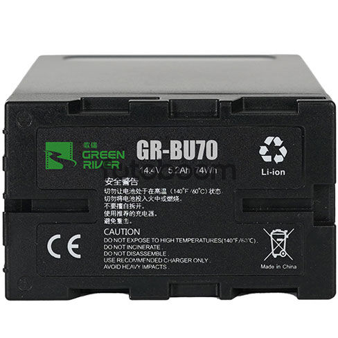 GR-BU70 (BP-U, 74Wh, 14.4V)