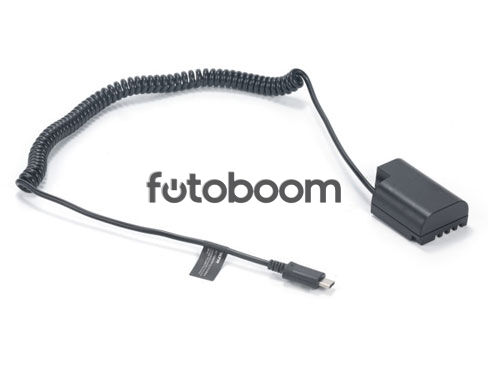 Batería dummy DMW-BLF19 a USB-C PD