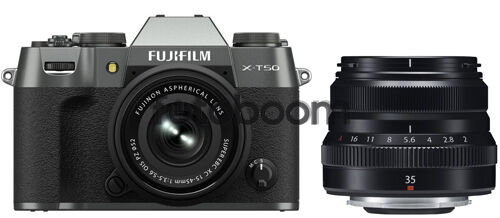 X-T50 Plata Carbón + 15-45mm f/3.5-5.6 XC OIS PZ + 35mm f/2,0R XF Pancake Negro + 200E BONIFICACION X + 10% EXPERIENCE DAY
