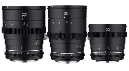 KIT 3 VDSLR MK2 24mm/35mm/50mm (Full Frame, Sony E)